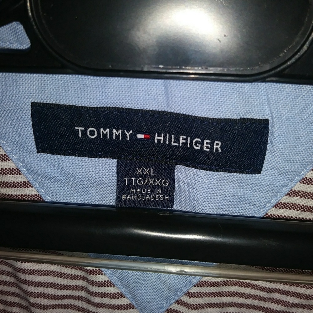 (TOMMY HILFIGER) Men's Button Down Shirt Size XXL - Picture 4 of 6